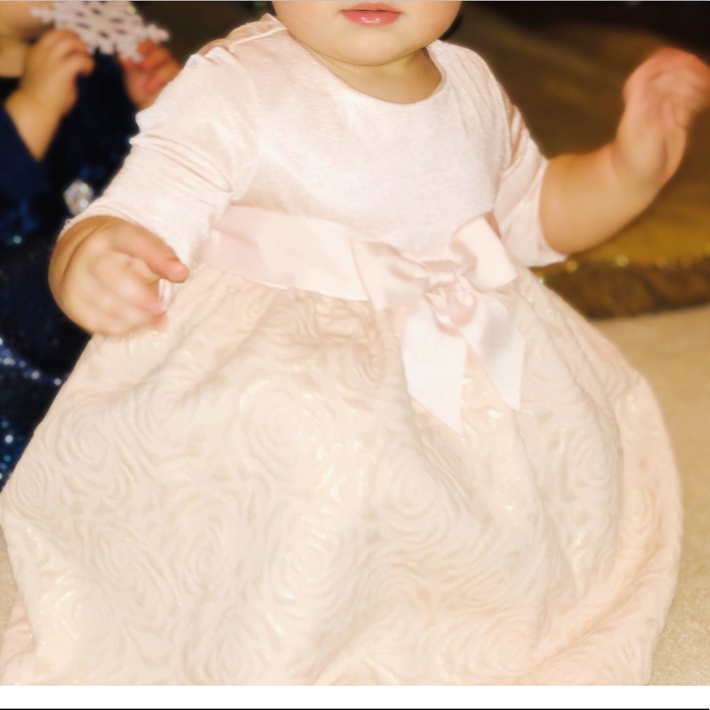 12-18 month mauve pink dress